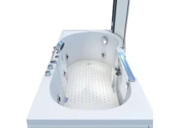 AcquaVapore Seniorendusche und Wanne mit Whirlpool S12D-EH-WP-L Dusche 170x85