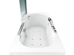 AcquaVapore Seniorendusche und Wanne mit Whirlpool S12D-TH-AIR-R-EC Dusche 85x17