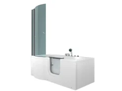 AcquaVapore Seniorendusche und Wanne mit Whirlpool S12D-EH-AIR-R-EC Dusche 85x17