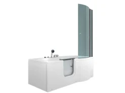 AcquaVapore Seniorendusche und Wanne mit Whirlpool S12D-EH-AIR-L-EC Dusche 170x8