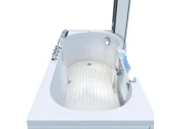 AcquaVapore Seniorendusche und Badewanne mit Tür S12D-TH-L Dusche 170x85