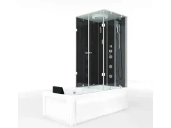 AcquaVapore Whirlpool Dusche Kombination K05-L30-WP Duschtempel 180x90
