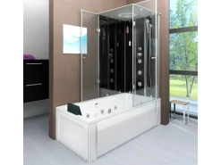 AcquaVapore Whirlpool Dusche Kombination K05-L30-WP Duschtempel 180x90