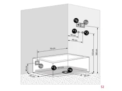 AcquaVapore Whirlpool Dusche Kombination K05-L03-WP Duschtempel 180x90