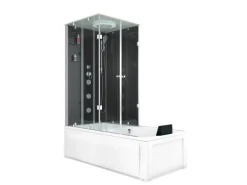 AcquaVapore Whirlpool Dusche Kombination K05-R30-WP Duschtempel 90x180