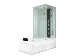 AcquaVapore Whirlpool Dusche Kombination K05-L00-WP-EC Duschtempel 180x90