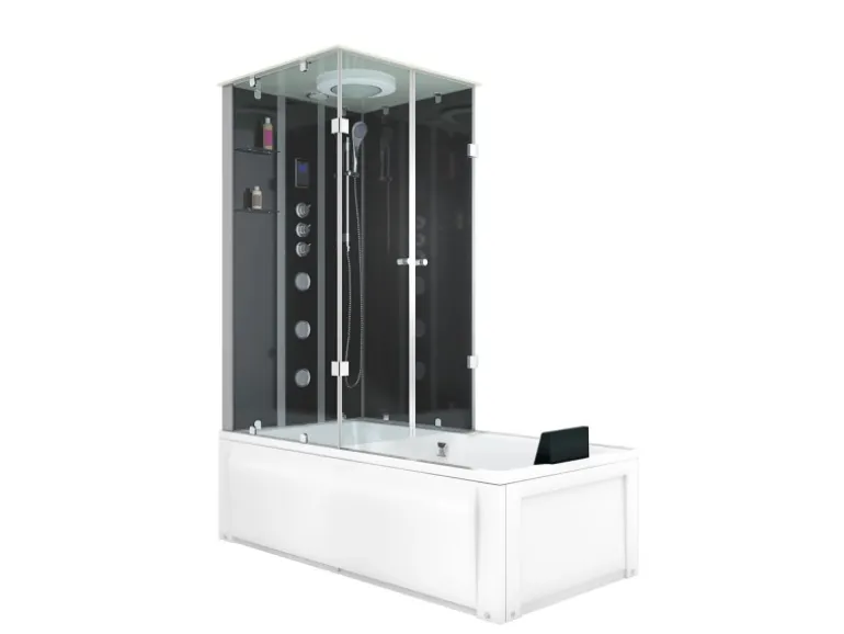AcquaVapore Whirlpool Dusche Kombination K05-R33-WP Duschtempel 90x180