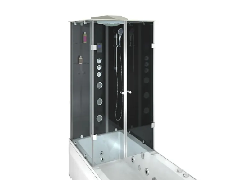 AcquaVapore Whirlpool Dusche Kombination K05-R33-WP Duschtempel 90x180