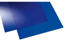 Acryl Platte Eben 3 mm Glatt Blau 1000 mm x 500 mm