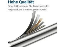 AICA Wasserhahn Silber Bad Niedriger Waschtischarmatur Waschbecken Armaturen 304 Edelstahl Einhebelmischer Mischbatterie