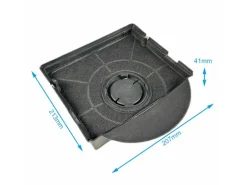 AIR2GO Aktivkohlefilter Als Ersatz für Ikea NYTTIG FIL 558