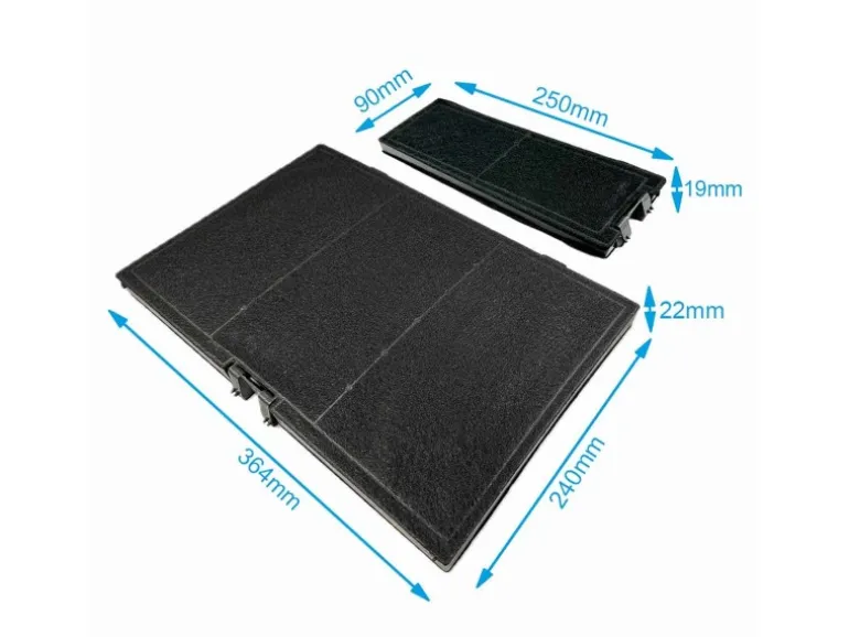 AIR2GO Aktivkohlefilter für Bosch 11018700 und DWZ0AK0A0 2 Stück