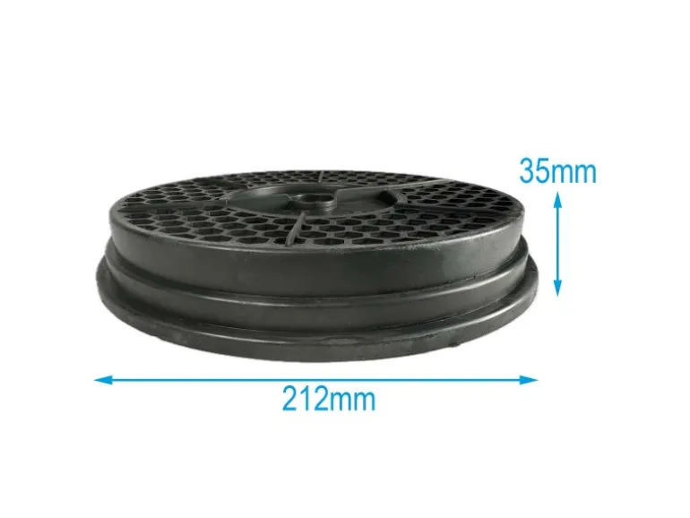 AIR2GO Aktivkohlefilter für Beko KF9197063655 und 115725