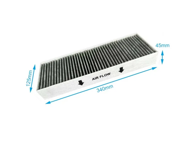 AIR2GO Aktivkohlefilter für Bora BAKFS Basic BHU/BIU/BFIU - 2 Stück