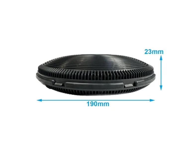 AIR2GO Aktivkohlefilter für Zanussi Modell 190 und ECFB02 2 Stück