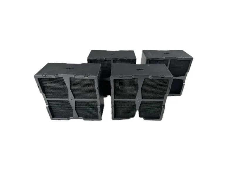 AIR2GO Regenerierbarer Aktivkohlefilter für Beko KIT0120952 und FCB0132356B 4 Stück