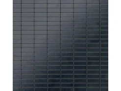 ALLOY Mosaik Fliese Massiv Metall Rohstahl Gewalzt Grau 1,6mm Stark Cabin-rs 1 Paket mit 10 Matten 1,01 m2 Grau