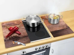 Allstar Glasabdeckplatten Pepper für Glaskeramik-Kochfelder  2er-Set