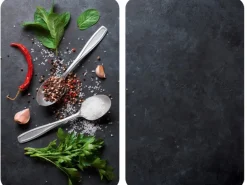 Allstar Glasabdeckplatten Basilikum für Glaskeramik-Kochfelder 2er-Set