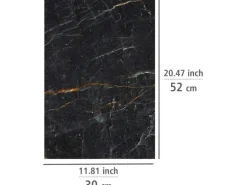 Allstar Herdabdeckplatte für Glaskeramikkochfelder 30 cm x 52 cm Marmor 2 Stück