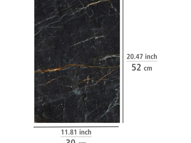 Allstar Herdabdeckplatte für Glaskeramikkochfelder 30 cm x 52 cm Marmor 2 Stück