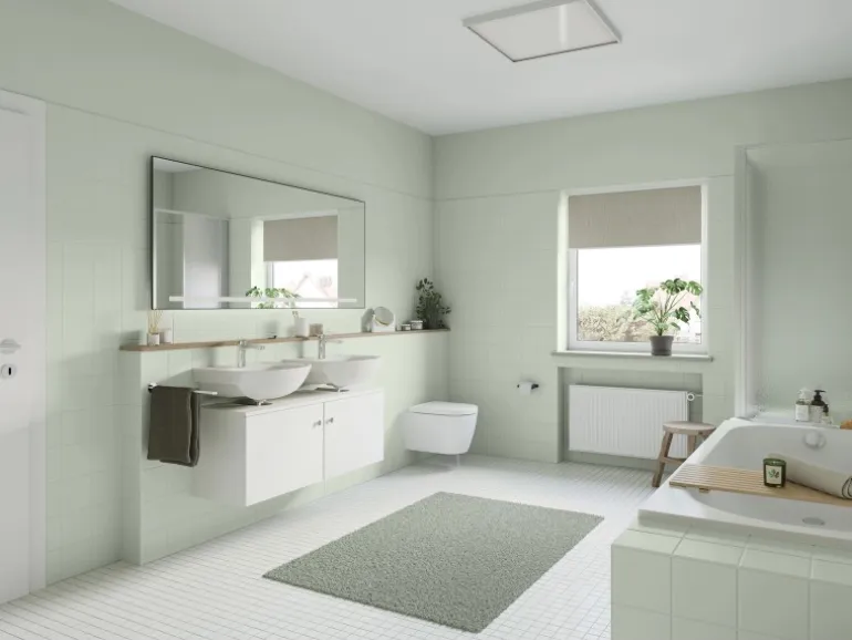 Alpina Fliesen-Lack Bad & Küche 2 Komponenten Silberfarn Seidenmatt 750 ml