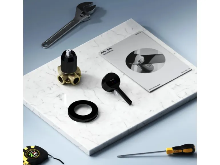 AM.PM Brausearmatur Unterputz X-Joy S Brauseset Unterputz Duscharmatur Unterputz Wannen-Brausebatterie FXB65022 Schwarz