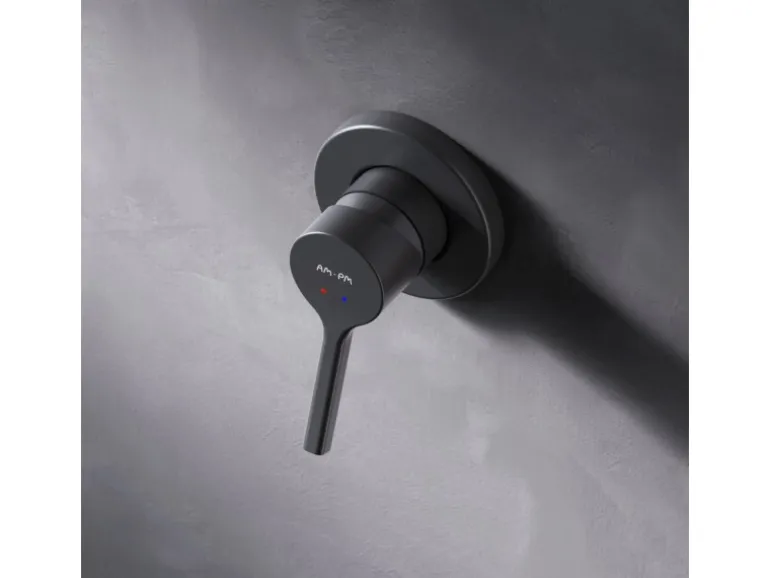 AM.PM Brausearmatur Unterputz X-Joy S Brauseset Unterputz Duscharmatur Unterputz Wannen-Brausebatterie FXB65022 Schwarz