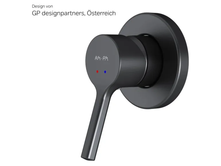 AM.PM Brausearmatur Unterputz X-Joy S Brauseset Unterputz Duscharmatur Unterputz Wannen-Brausebatterie FXB65022 Schwarz