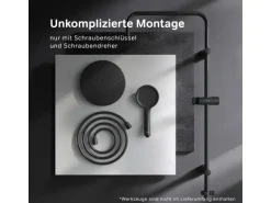 AM.PM Duschsystem Hit S Regendusche Set Duschsäule F07TB022 Schwarz