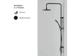 AM.PM Duschsystem Hit S Regendusche Set Duschsäule F07TB022 Schwarz