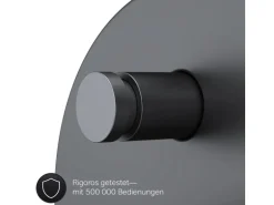 AM.PM Einhand-Mischbatterie Brausearmatur Unterputz, Wandthermostat, Thermostat Dusche FXB45022 X-Joy S  Schwarz