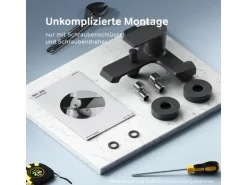 AM.PM Einhebel Wannenarmatur Brausearmatur Flash Aufputz FNA10022 Schwarz