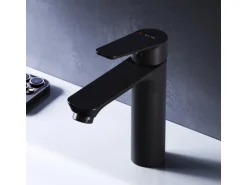 AM.PM Einhebel Waschtischarmatur Hit Wasserhahn Bad aus Messing FTA02822 Schwarz