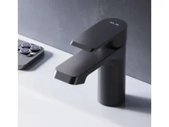 AM.PM Einhebel Waschtischarmatur Flash Wasserhahn Bad aus Messing FNA02122 Schwarz