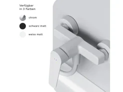 AM.PM Einhebel-Duscharmatur Gem Brausearmatur aus Messing, Brausebatterie Wasserhahn Bad FTA20033 Weiß