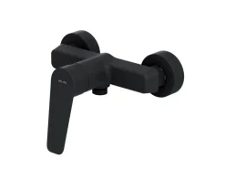 AM.PM Einhebel-Duscharmatur Gem Brausearmatur aus Messing, Brausebatterie Wasserhahn Bad FTA20022 Schwarz