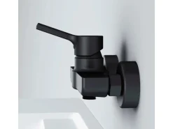 AM.PM Einhebel-Duscharmatur X-Joy S Brausearmatur aus Messing, Brausebatterie Wasserhahn Bad FXB20022 Schwarz