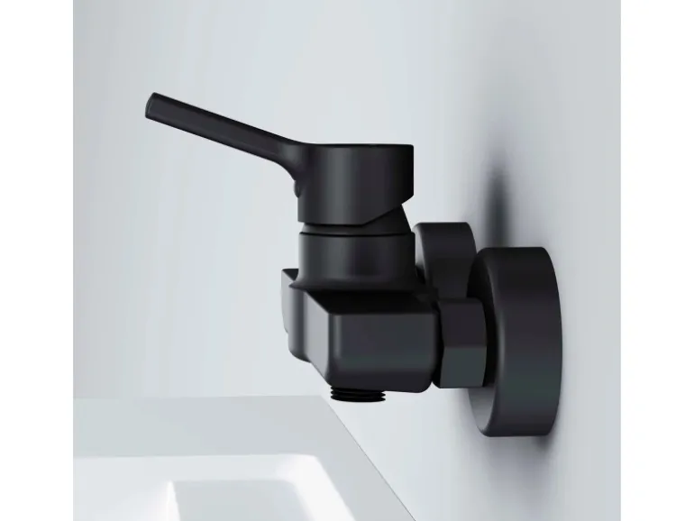 AM.PM Einhebel-Duscharmatur X-Joy S Brausearmatur aus Messing, Brausebatterie Wasserhahn Bad FXB20022 Schwarz