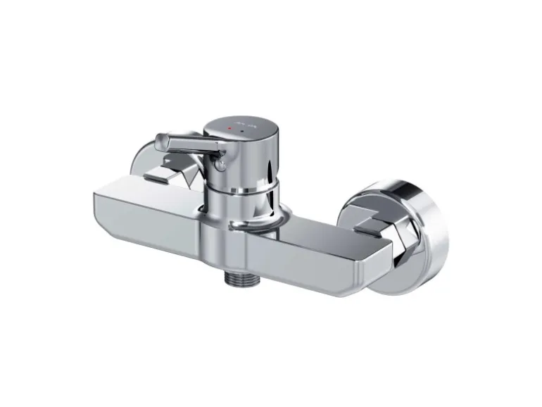 AM.PM Einhebel-Duscharmatur X-Joy S Brausearmatur aus Messing, Brausebatterie Wasserhahn Bad FXB20000 Chrom