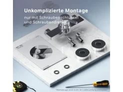 AM.PM Einhebel-Duscharmatur X-Joy S Brausearmatur aus Messing, Brausebatterie Wasserhahn Bad FXB20000 Chrom