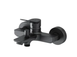 AM.PM Einhebel-Wannenarmatur / Brausearmatur,  Wasserhahn Bad, Wannenbatterie FXA10022 X-Joy Aufputz Schwarz