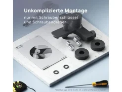 AM.PM Einhebel-Wannenarmatur / Brausearmatur,  Wasserhahn Bad, Wannenbatterie FXA10022 X-Joy Aufputz Schwarz