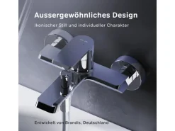 AM.PM Einhebel-Wannenarmatur / Brausearmatur,  Wasserhahn Bad, Wannenbatterie FNA10000 Flash Aufputz Chrom