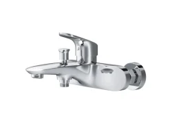 AM.PM Einhebel-Wannenarmatur / Brausearmatur, Wasserhahn Bad, Wannenbatterie FLA10000 Like Aufputz Chrom