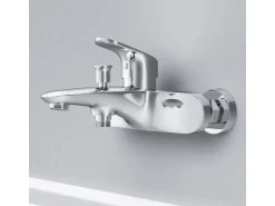 AM.PM Einhebel-Wannenarmatur / Brausearmatur,  Wasserhahn Bad, Wannenbatterie FLA10000 Like Aufputz Chrom