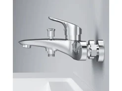 AM.PM Einhebel-Wannenarmatur / Brausearmatur,  Wasserhahn Bad, Wannenbatterie FLA10000 Like Aufputz Chrom