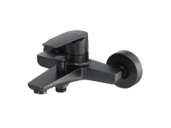 AM.PM Einhebel-Wannenarmatur / Brausearmatur,  Wasserhahn Bad, Wannenbatterie FGA10022 Gem Aufputz Schwarz