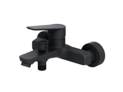 AM.PM Einhebel-Wannenarmatur / Brausearmatur,  Wasserhahn Bad, Wannenbatterie FTA10022 Hit Aufputz Schwarz