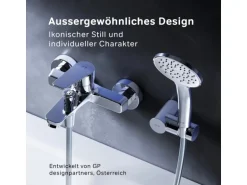 AM.PM Einhebel-Wannenarmatur / Brausearmatur Hit Aufputz Chrom